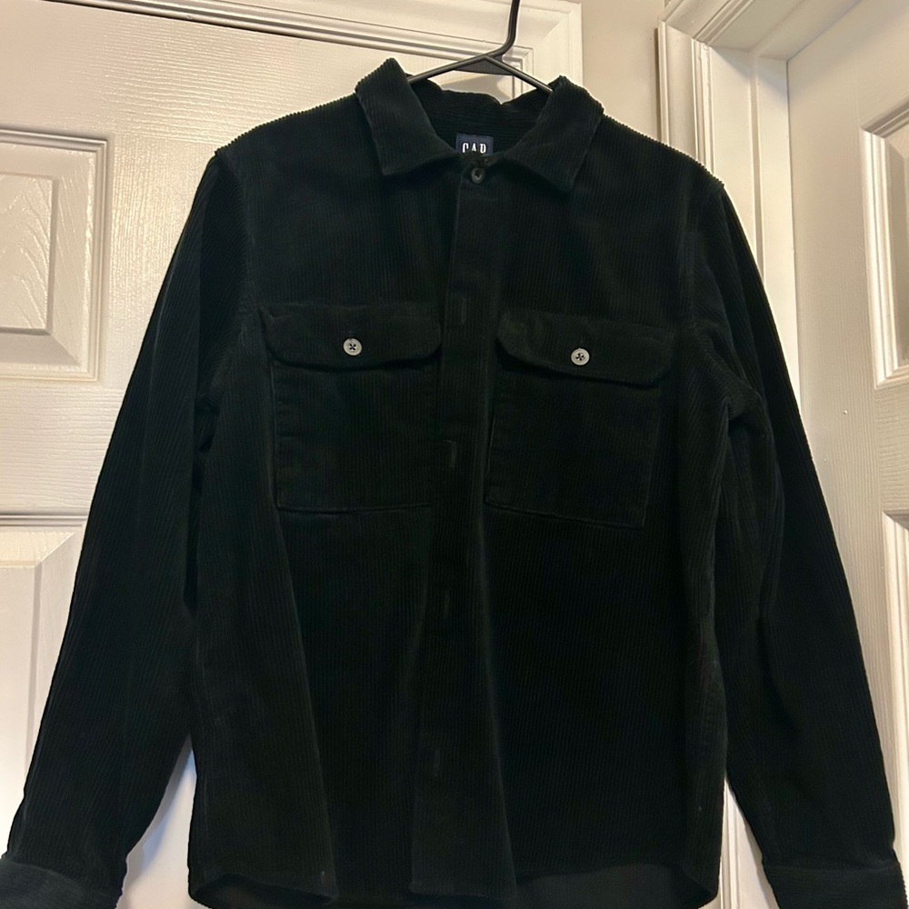 GAP Men’s Deep Blue Corduroy Shirt Jacket